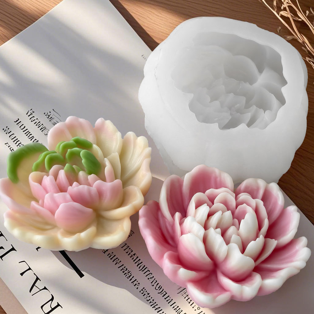 Soap Making Recipes - Diy rosa flores molde de silicone