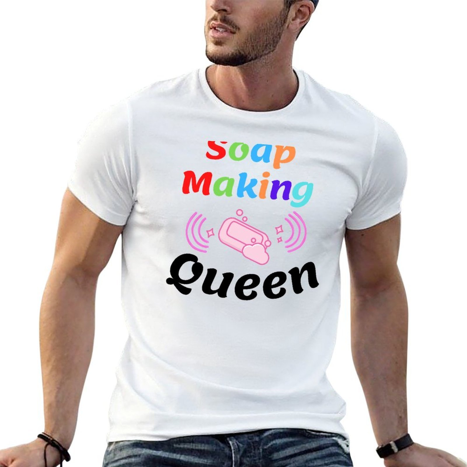 Soap Making Queen - Camiseta engraçada Soap Making Queen, tamanho