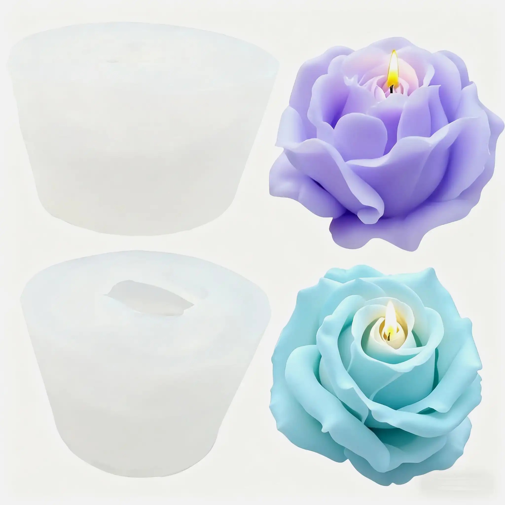 2 peças de moldes de velas de  - Soap Making Recipes avaliação e preço