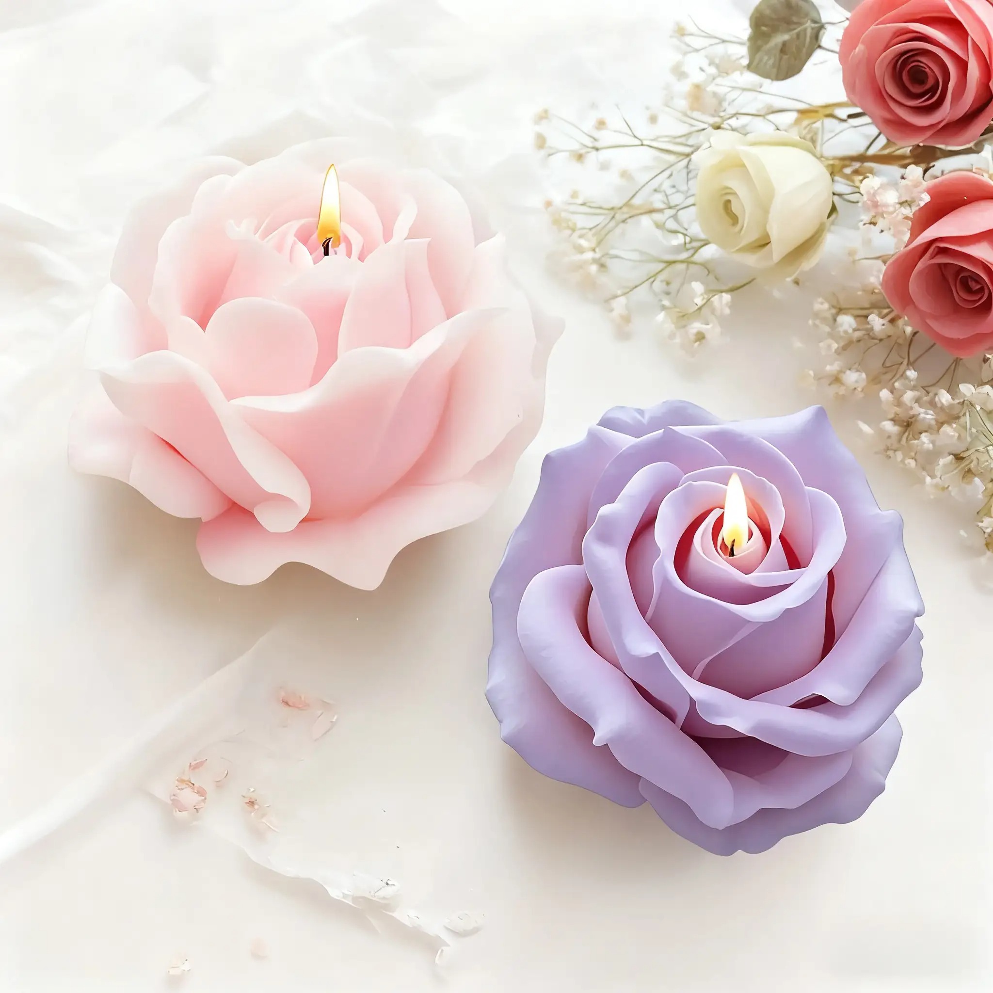 2 peças de moldes de velas de  - Soap Making Recipes avaliação e preço