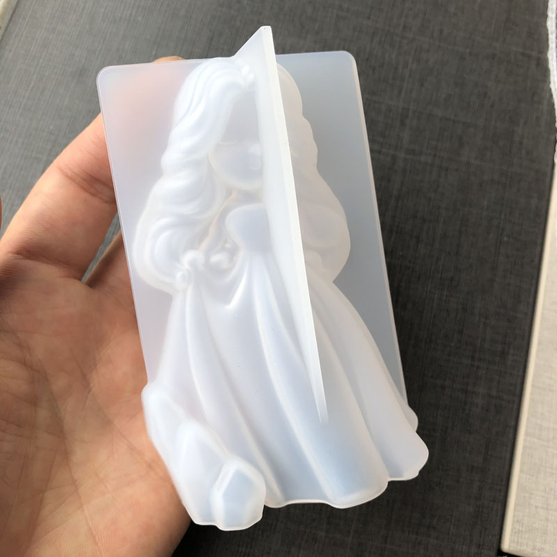 3d bonito princesa silicone ve - Soap Making Handmade avaliação e preço