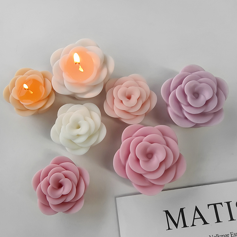 Diy rosa flores molde de silic - Soap Making Recipes avaliação e preço