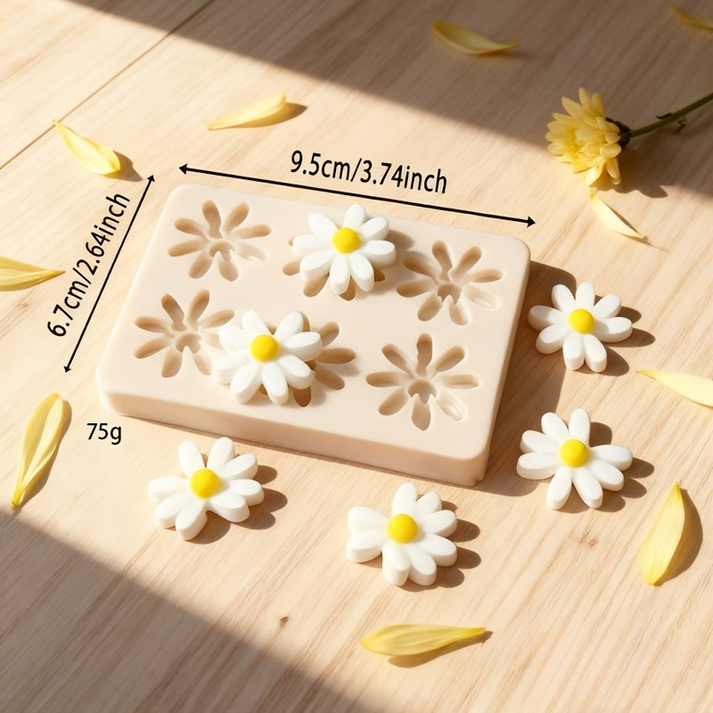 Molde de Silicone 3D Margarida - Soap Making Handmade avaliação e preço