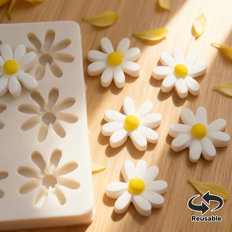 Molde de Silicone 3D Margarida - Soap Making Handmade avaliação e preço
