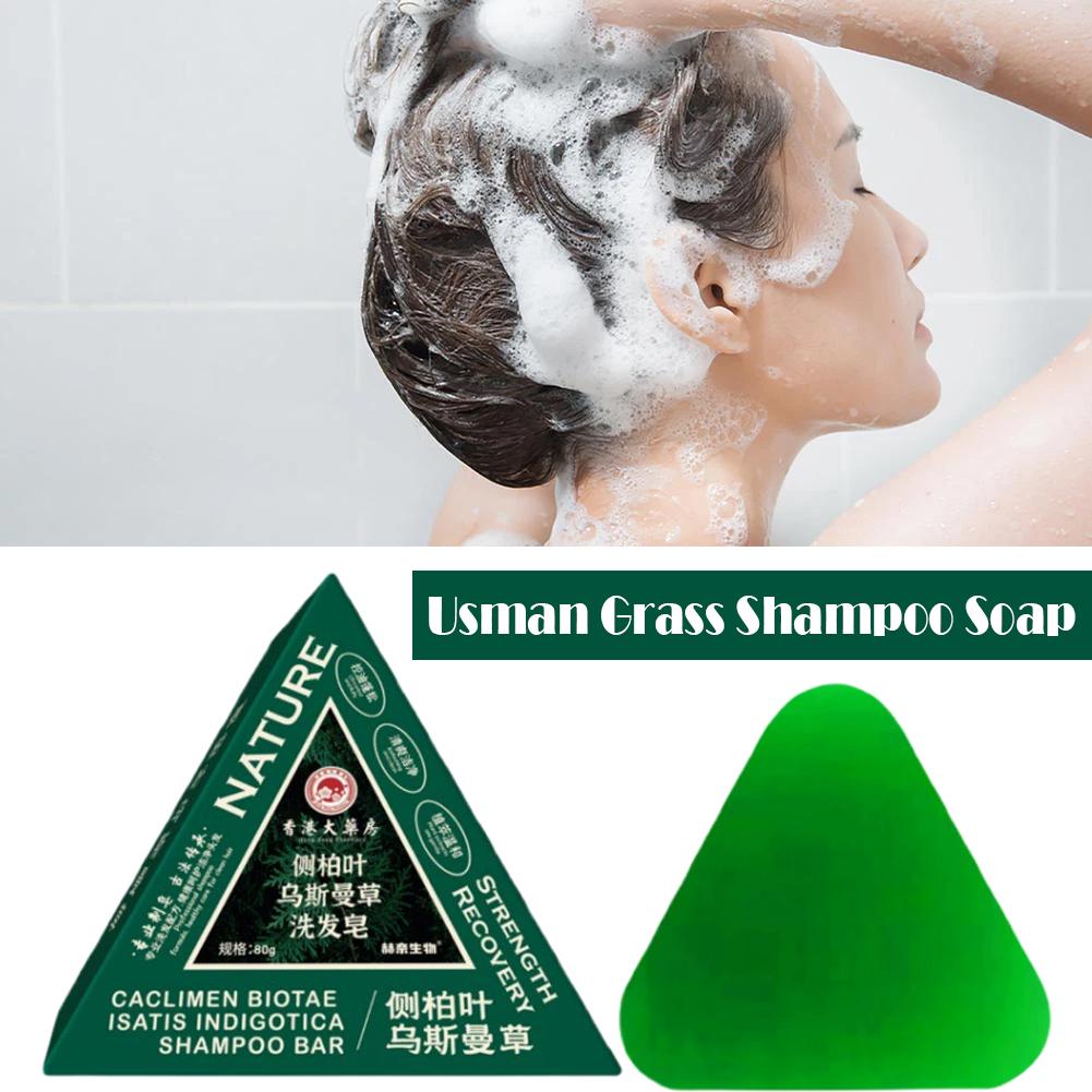 80g usman grama sólida shampoo - Castor Oil Soap avaliação e preço