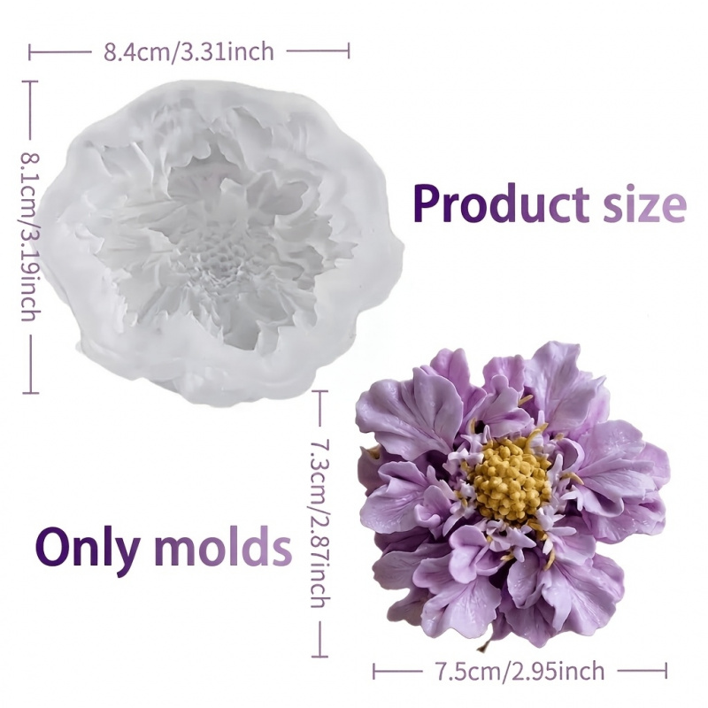 1 molde de silicone para flore - Soap Making Handmade avaliação e preço